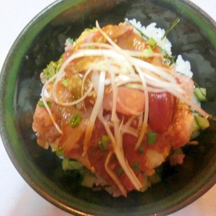 ネバネバ ねぎとろ丼 レシピ 作り方 By オレンジ77 楽天レシピ